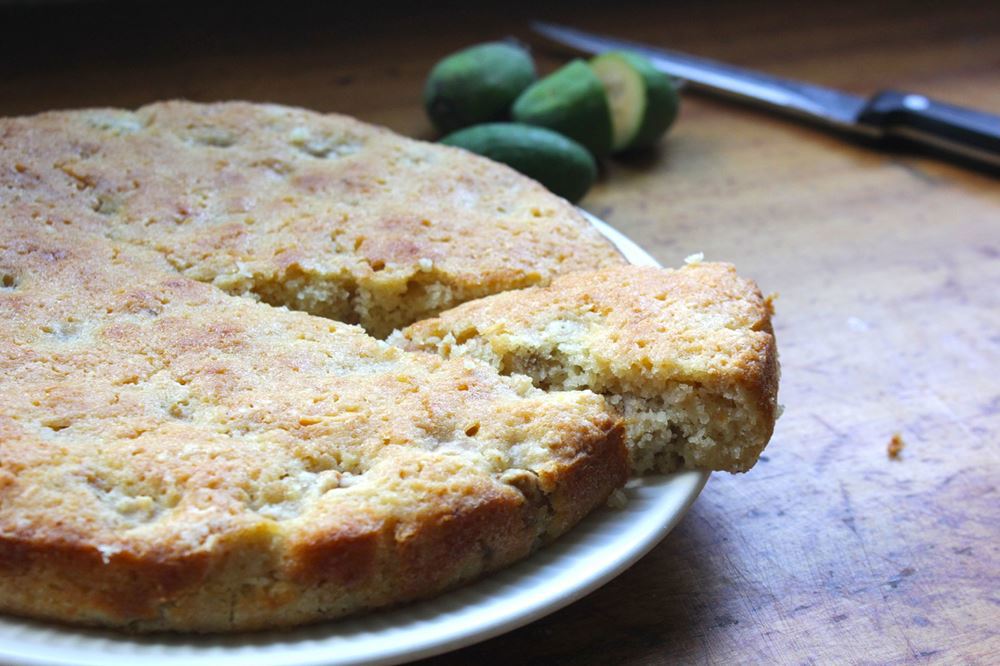 Dairy-Free Tropical Feijoa Cake